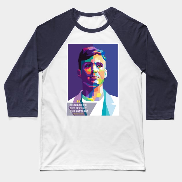 Tommy shelby Baseball T-Shirt by Martincreative